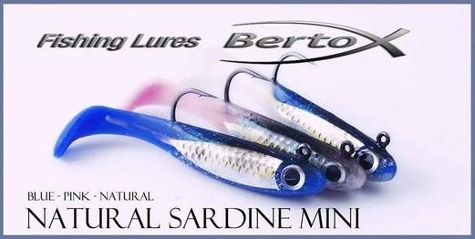 Bertox Natural Sardine Mini mm. 90 gr. 37 colore PINK
